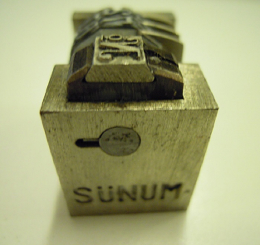 MATBAA BASIM SIRALI NUMARA BASIMINDA MEKANİK NUMUNATÖR SÜNUM NUMERIER WERKE 