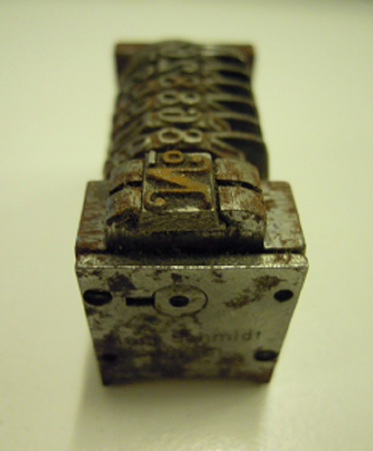 MATBAA BASIM SIRALI NUMARA BASIMINDA MEKANİK NUMUNATÖR SÜNUM NUMERIER WERKE 