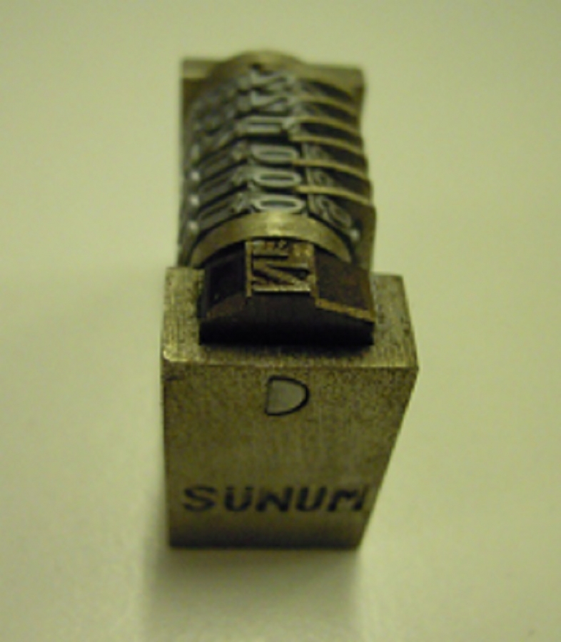 MATBAA BASIM SIRALI NUMARA BASIMINDA MEKANİK NUMUNATÖR SÜNUM NUMERIER WERKE 