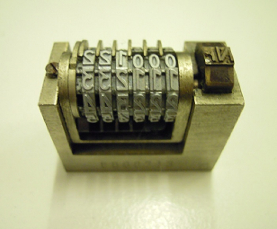 MATBAA BASIM SIRALI NUMARA BASIMINDA MEKANİK NUMUNATÖR SÜNUM NUMERIER WERKE 