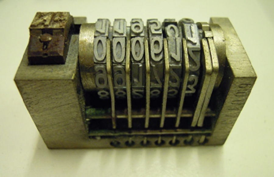 MATBAA KALIP BASIMLARDA SIRALI SAYI SAYAN MEKANİK NUMUNATÖR SÜNUM NUMERIER WERKE