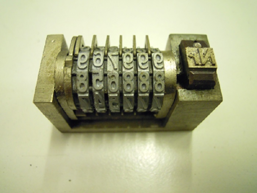 MATBAA KALIP BASIMLARDA SIRALI SAYI SAYAN MEKANİK NUMUNATÖR SÜNUM NUMERIER WERKE