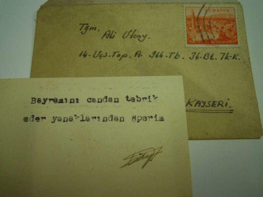 TĞM. ALİ ULCAY 14 UÇS. TOP. A. 966 TB. 36. BL. TK-K TÜRKİYE KAYSERİ 