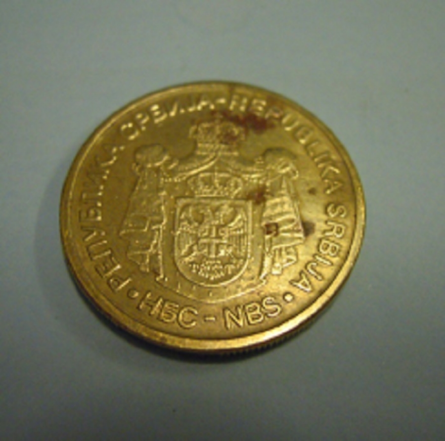 SIRBİSTAN 5 DİNARA KRUŞEDO 2010 RESPUBLİKA SRBUJA VERUBLIKA SRBIJA - NBS.