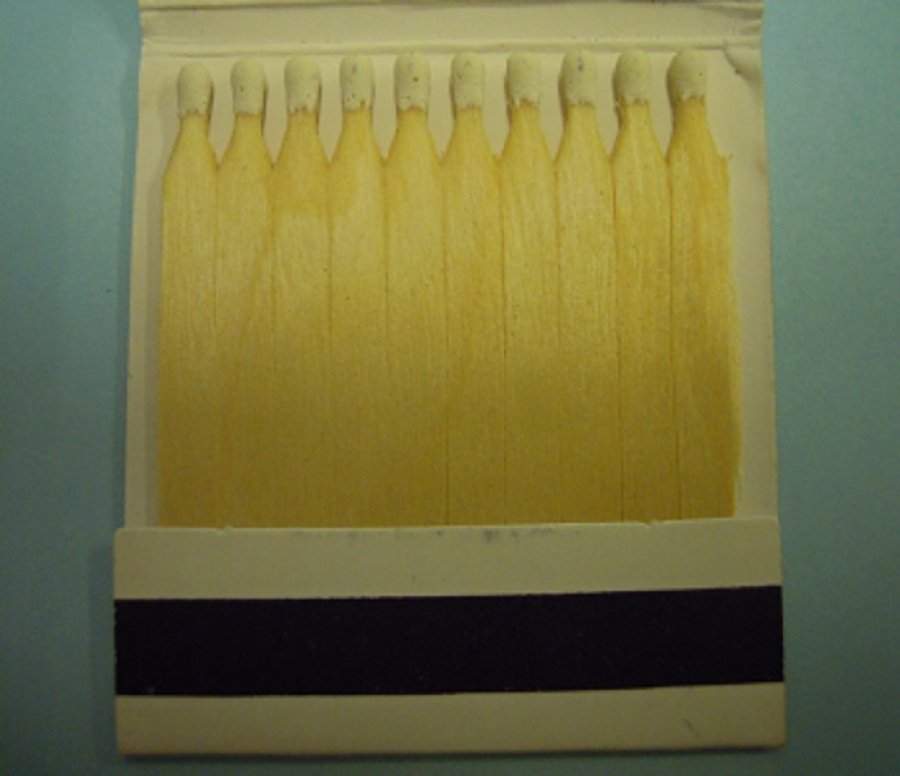 KARTON KAPAKLI AHŞAP CUBUK BİR BİLENE SOR BULMACA KİBRİT