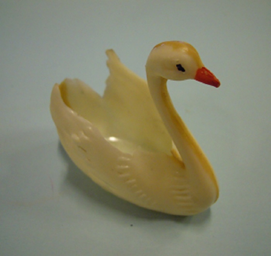 PLASTİK  KUGU BEYAZ KUŞ 