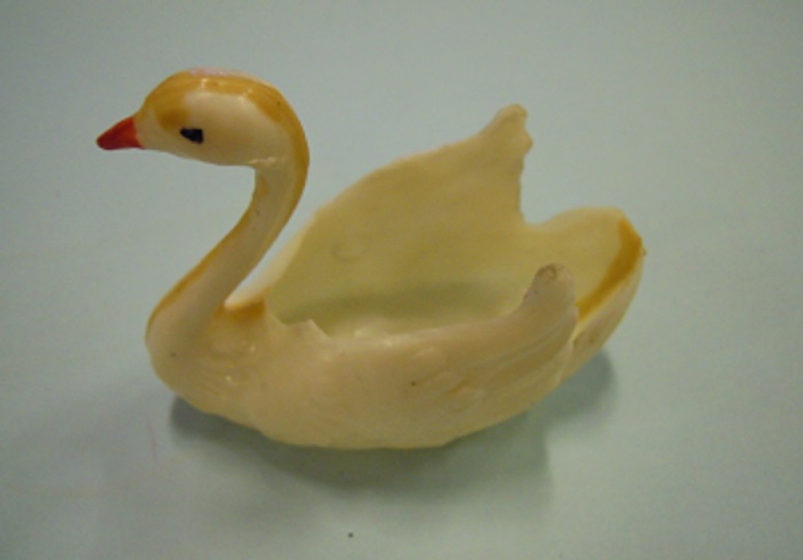 PLASTİK  KUGU BEYAZ KUŞ 