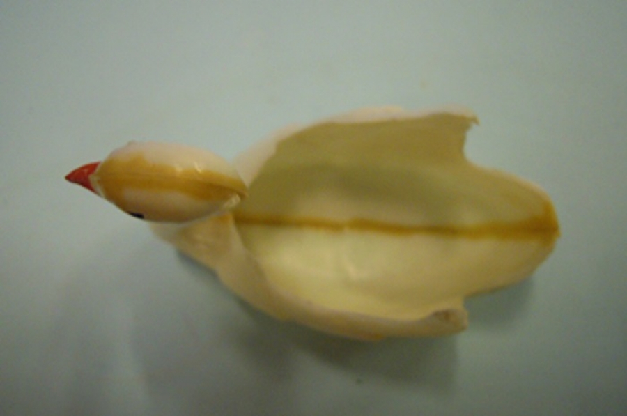 PLASTİK  KUGU BEYAZ KUŞ 