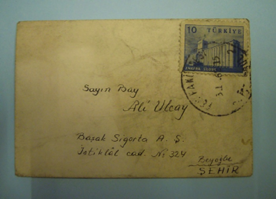 SAYIN BAY ALİ ULCAY BAŞAK SİGORTA A.Ş. İSTİKLAL CAD .NO: 324  BEYOGLU ŞEHİR KARTVİZİT