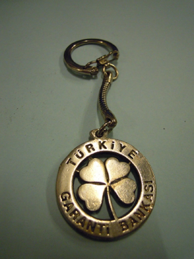 TÜRKİYE GARANTİ BANKASI YONCA METAL ANAHTARLIK 