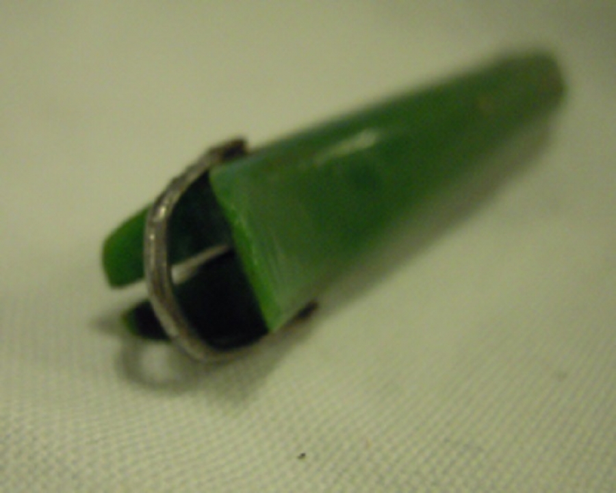 BURSA YEŞİL BALIK ŞEKLİNDE ÇAKI