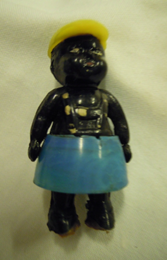 OYUNCAK ZENCİ ŞAPKALI PLASTİK  BEBEK 