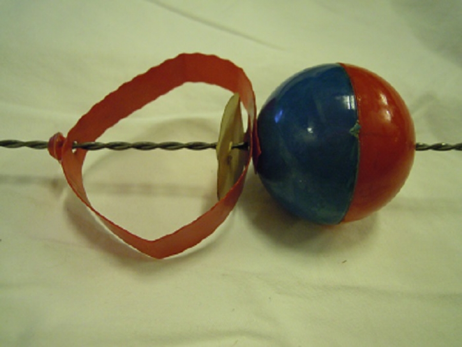 1960 YERLİ TÜRK MALI PERVANELİ TOPLU ELLE CEVRİLEN  FIR FIR OYUNCAK