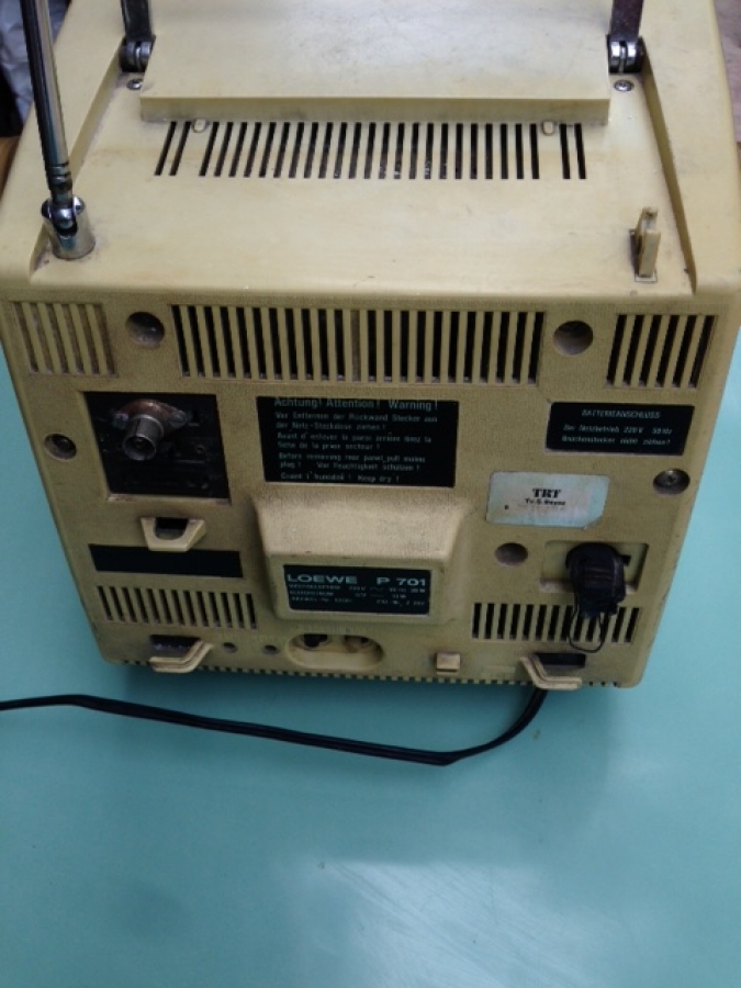 P 701 53301 TELEVİZYON  LOEWE-OPTA SİYAH BEYAZ 1973 ALMAN 