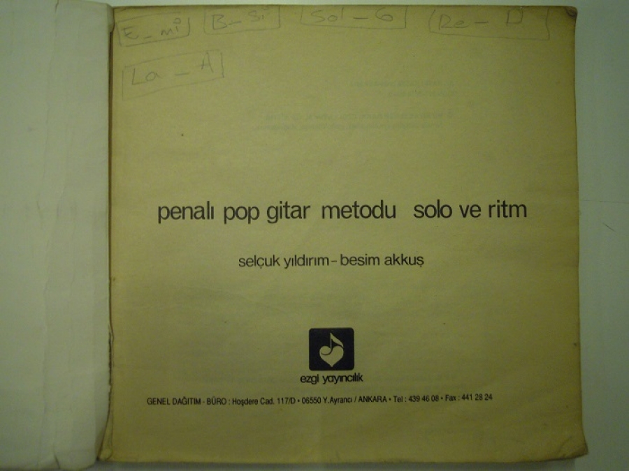 PENALI POP GİTAR METODU SOLO VE RİTM SELÇOK YILDIRIM - BESİM AKKUŞ 