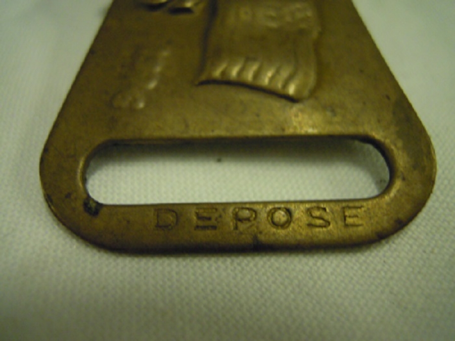 USS 1776 JEANS'S 1976 DEPOSE PİRİNC KEMER TOKASI