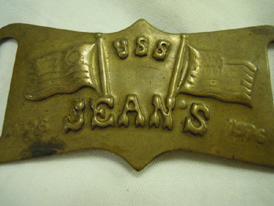 USS 1776 JEANS'S 1976 DEPOSE PİRİNC KEMER TOKASI