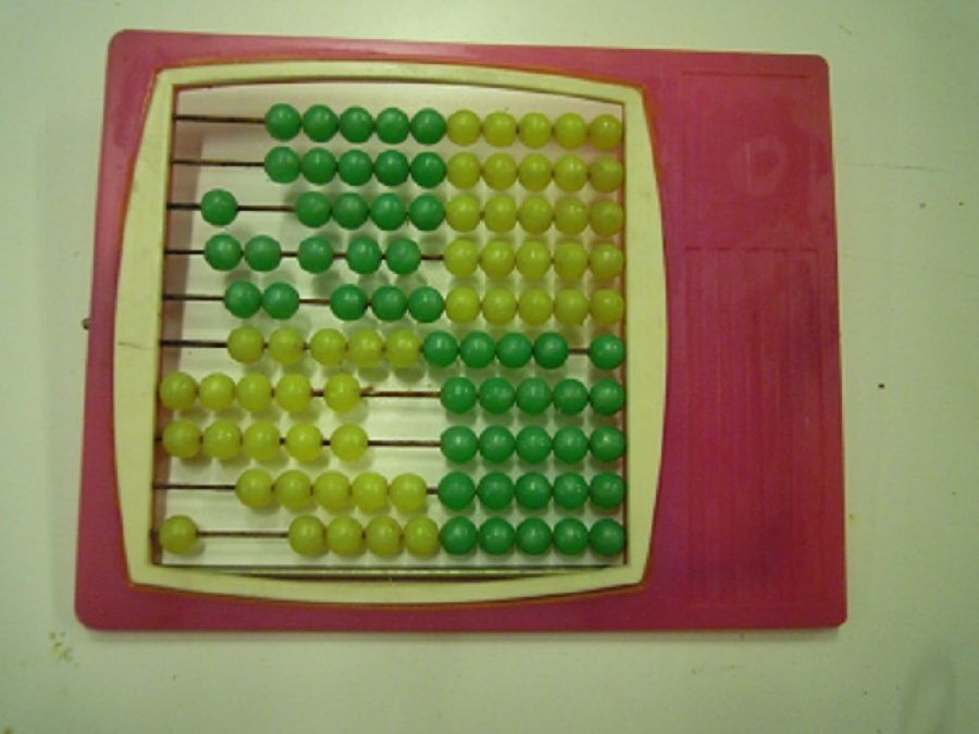 ABAKÜS PLASTİK YERLİ HESAP MAKİNESİ