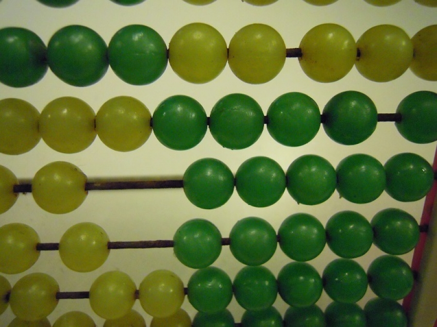 ABAKÜS PLASTİK YERLİ HESAP MAKİNESİ