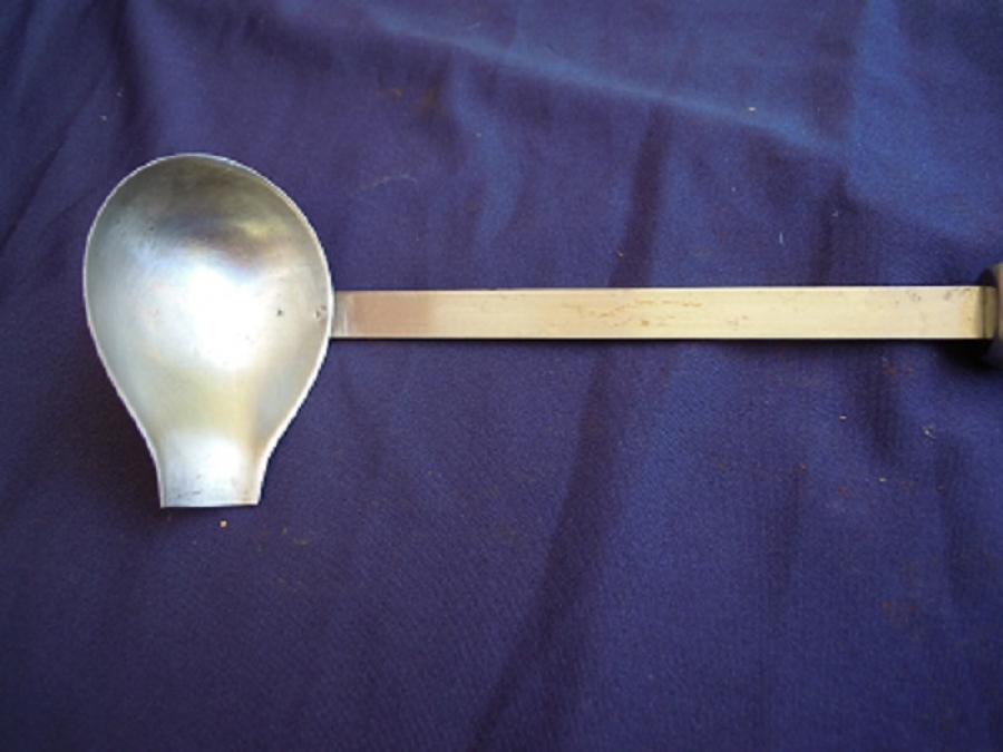 STANIL ESS STEEL PASLANMAZ AHŞAP SAPLI SERVİS KEPCE 