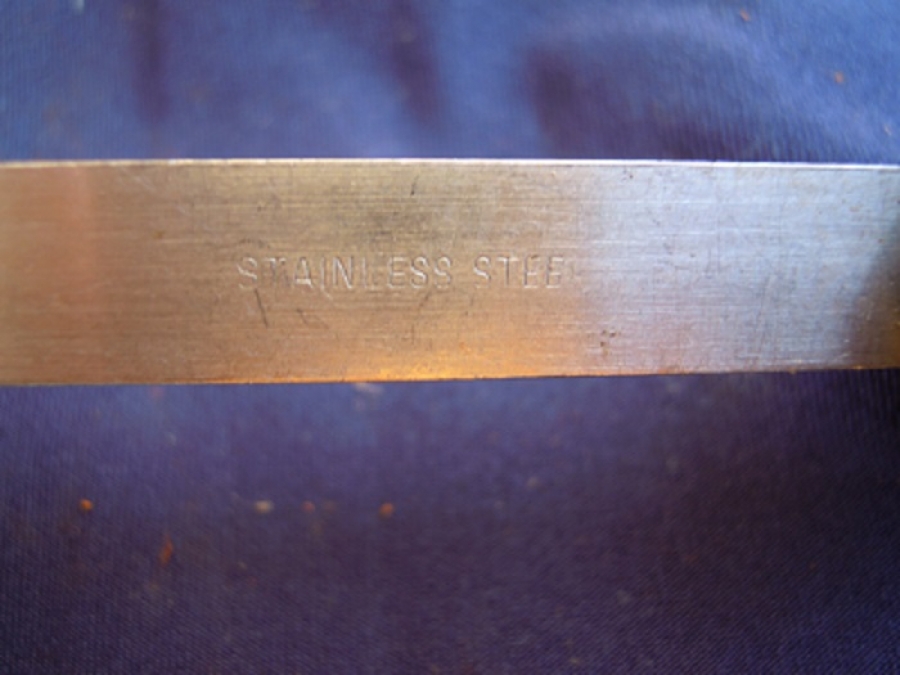 STANIL ESS STEEL PASLANMAZ AHŞAP SAPLI SERVİS KEPCE 