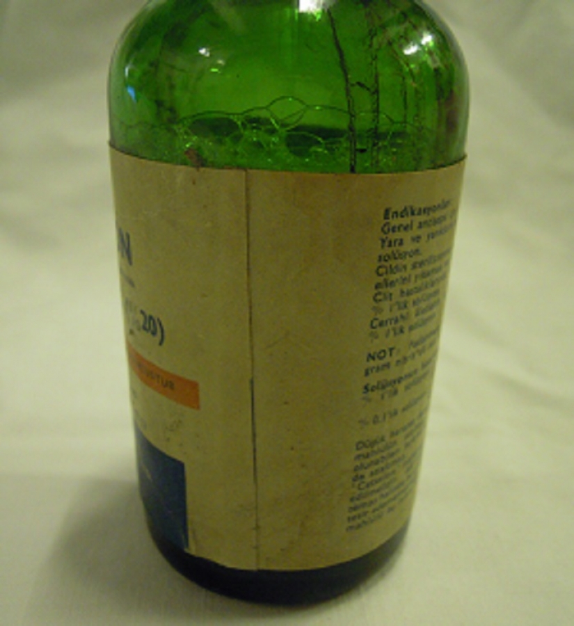 100 C.C CETAVLON CONCENTRATE ( % 20 ) KAPAKLI CAM  İLAC ŞİŞESİ