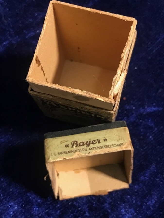 BAYER ASPIRIN KARTON KUTU 25 GR  ALMAN 4 DİLDE ACIKLAMALI