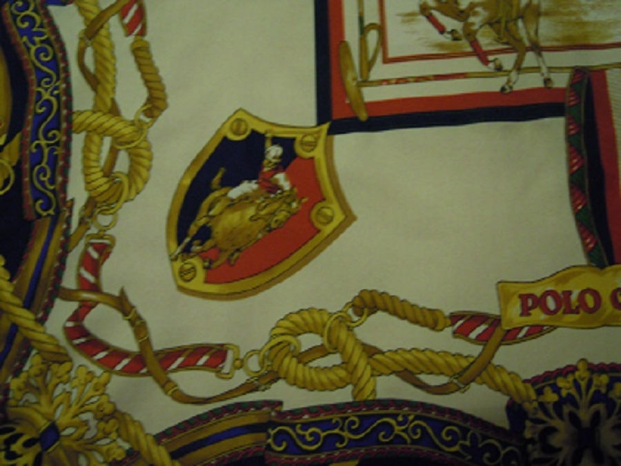 EMİLİO RUSCONİ MADE IN ITALY İPEK EŞRAP POLO KULUP