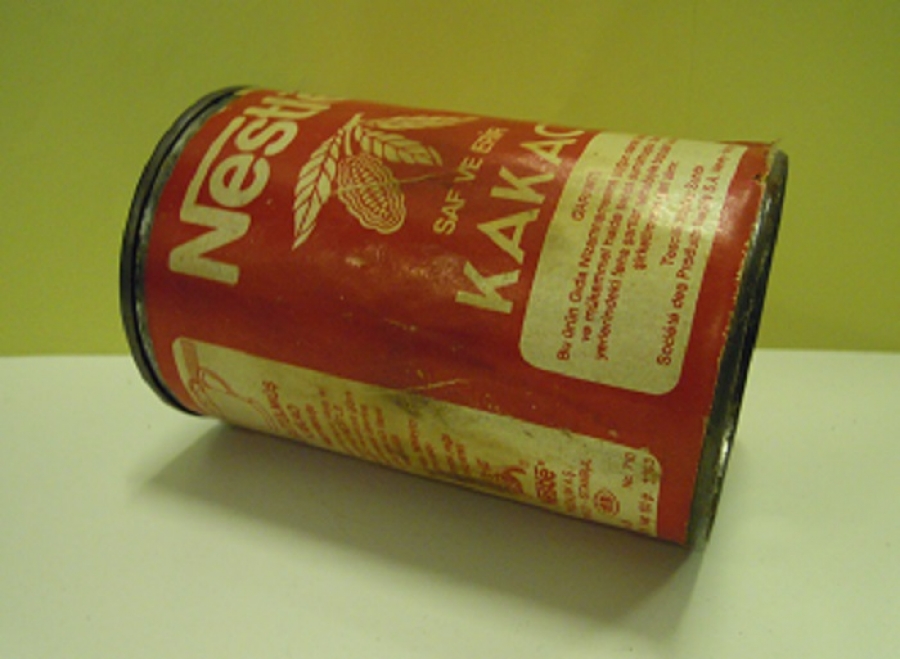 NESTLE SAF VE ERİR KAKAO TENEKE BOŞ KUTU