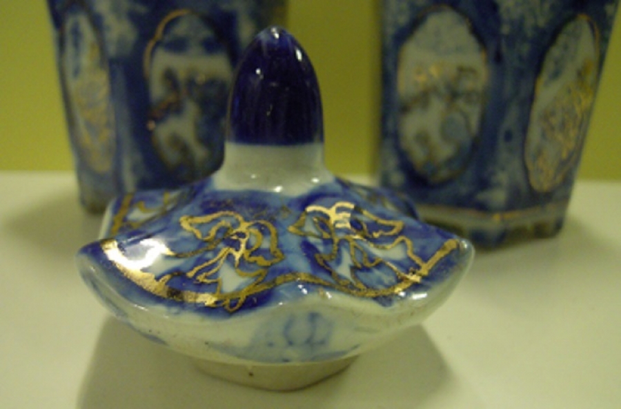 KAPAKLI PORSELEN EL BOYAMA 2 ADET 