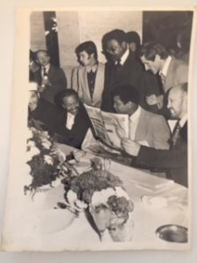 1976 EFSANE BOKSÖR MUHAMMED ALİ CLAY 1 EKİM 1976 YIL İSTANBUL ZİYARETİ 