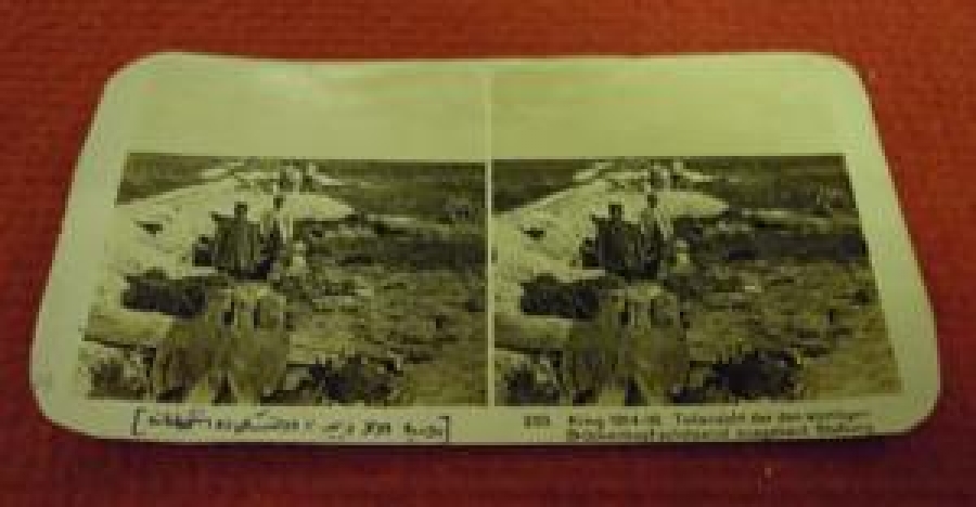 FOTOĞRAF STEREOSKOP  KART OSMANLI GÜNEYDOĞU 3 BOYUTLU KART 