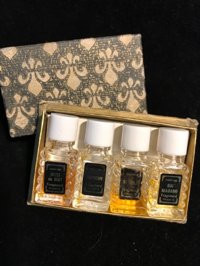 OREATIONS FRAGONARD  4 AYRI ŞİŞEDE  4 FARKLI KOKU  ORJİNAL KUTUSUNDA REF 1004