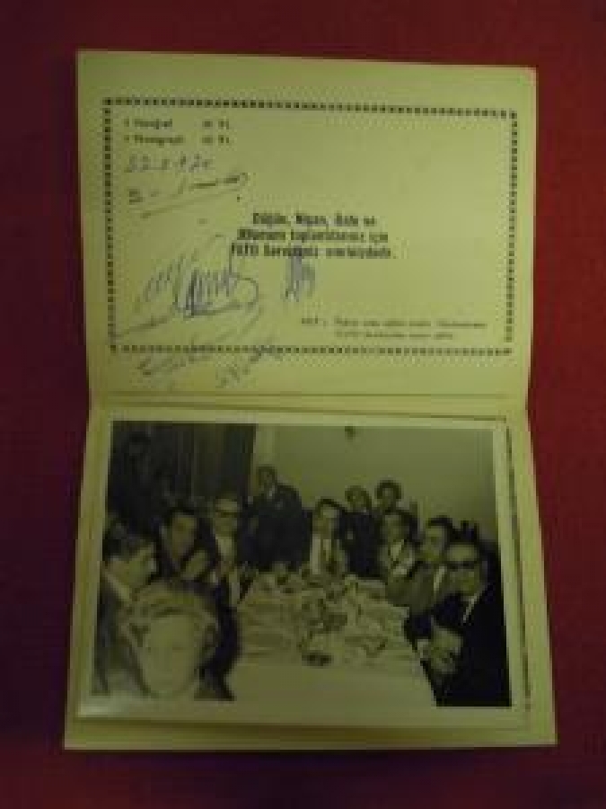 BEBEK BELEDİYE PARK GAZİNOSU RESTAURANT - NIGHT CLUB - CAFETERYA BEBEK - İSTANBUL 22.2. 1970 