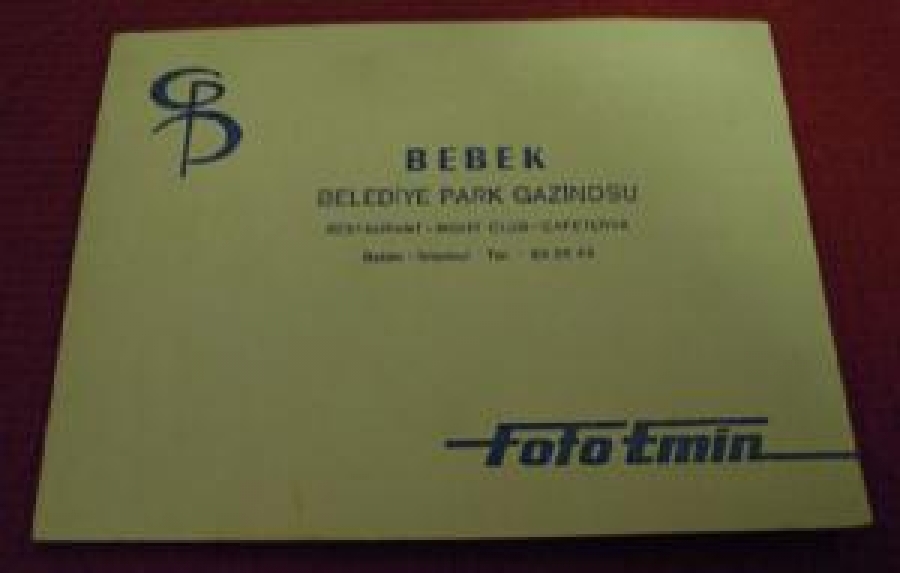 BEBEK BELEDİYE PARK GAZİNOSU RESTAURANT - NIGHT CLUB - CAFETERYA BEBEK - İSTANBUL FOTO EMİN 