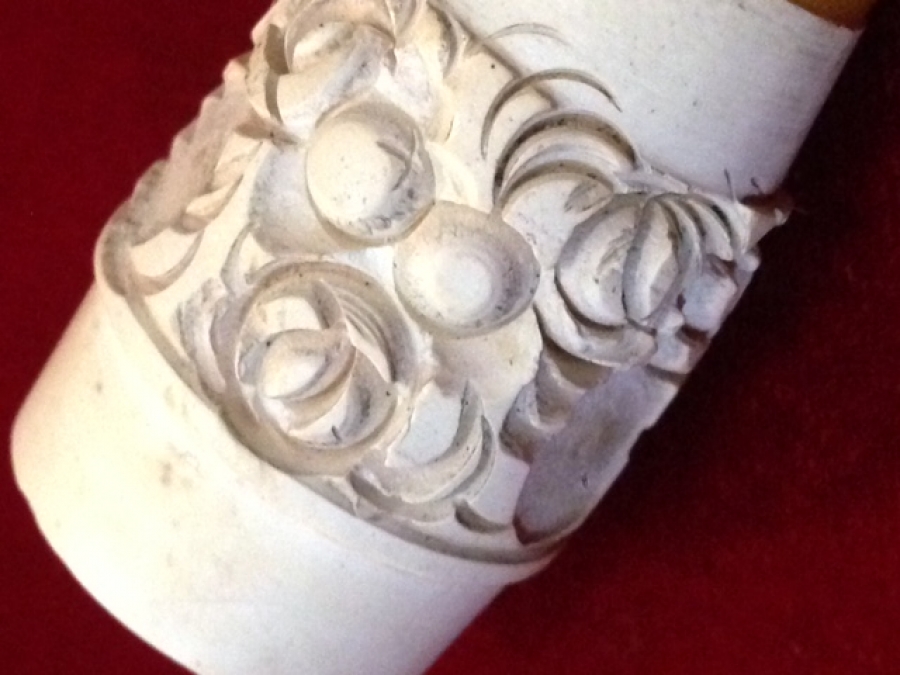 LULE TAŞI VE KATALİNDEN EL İŞCİLİKLİ YAPILMIŞ  SARMA TÜTÜN İÇİLEN AGIZLIK