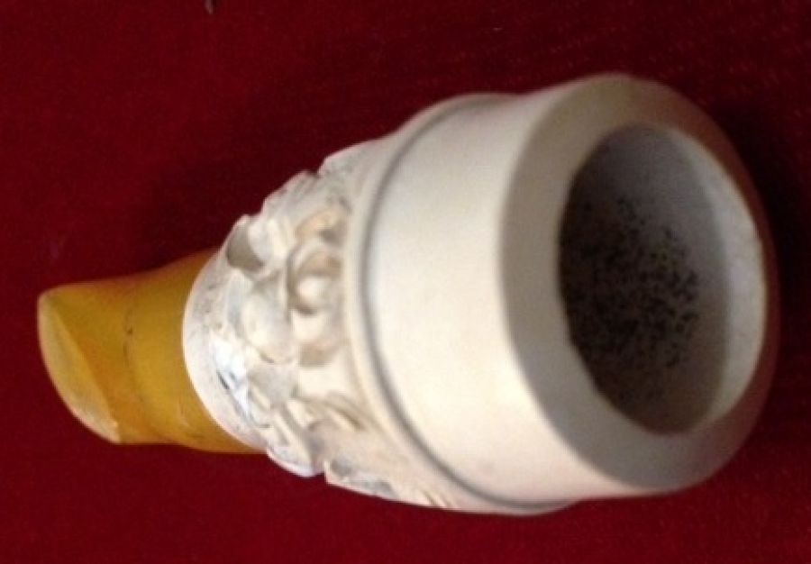 LULE TAŞI VE KATALİNDEN EL İŞCİLİKLİ YAPILMIŞ  SARMA TÜTÜN İÇİLEN AGIZLIK