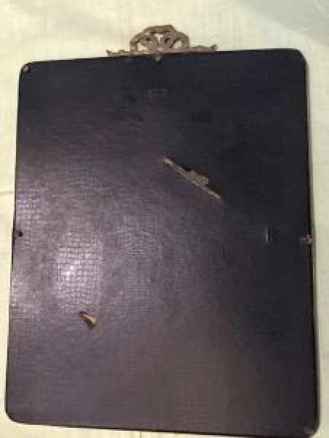 OSMANLI PİRİNÇ GÜMÜŞ KAPLAMA ÇERÇEVE