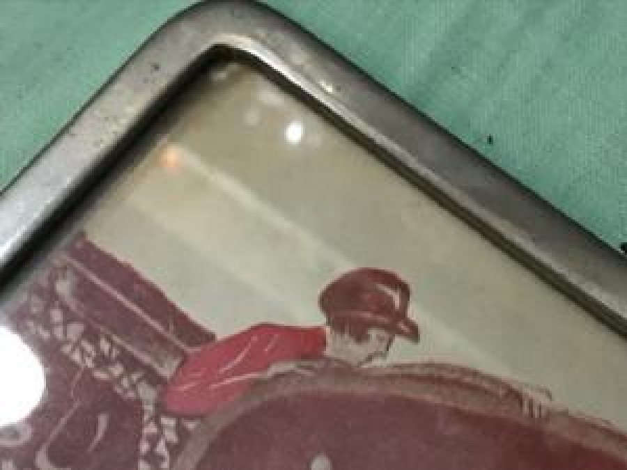 OSMANLI PİRİNÇ GÜMÜŞ KAPLAMA ÇERÇEVE