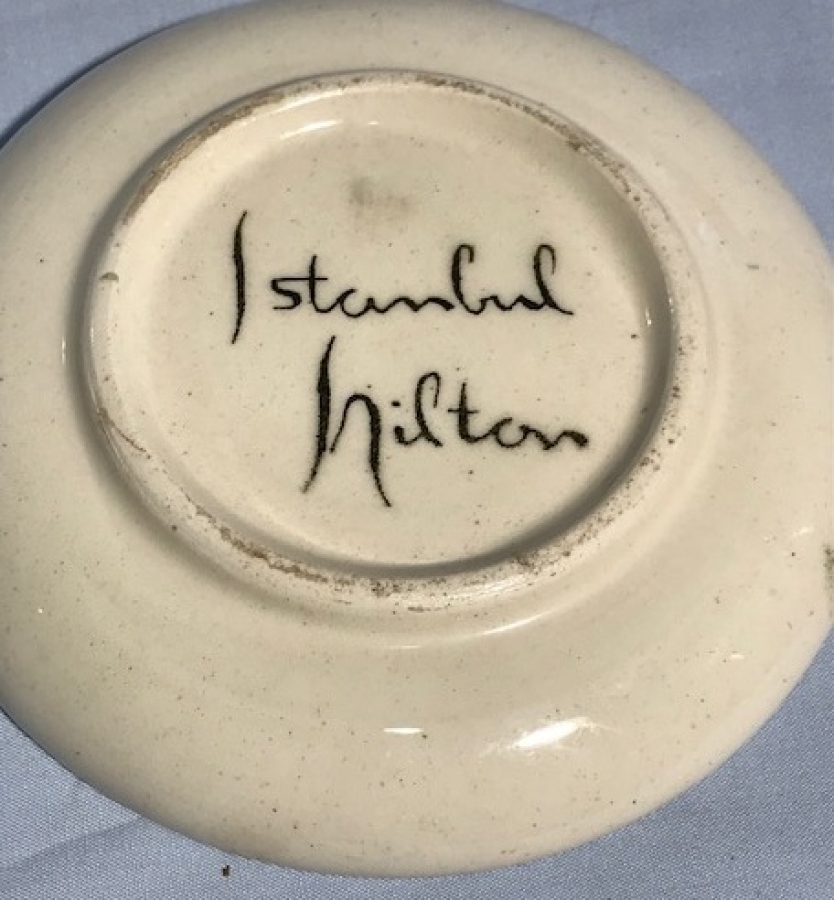 KUTAHYA EL CALIŞMASI CİNİ İSTANBUL HİLTON İÇİN YAPILMIŞ CEREZLİK TABAK