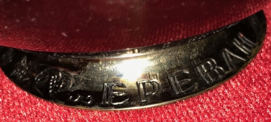 ERMENİ EPEBAH YEREVAN YAZMAKDA AYAK KISMINDA ERMENİ TAS GÜMÜŞ KAPLAMA