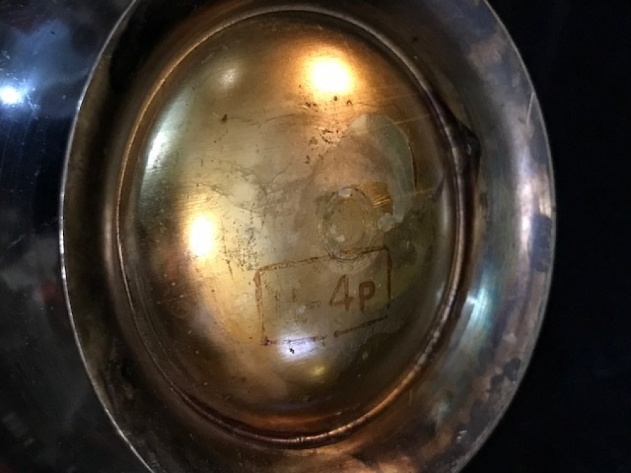 ERMENİ EPEBAH YEREVAN YAZMAKDA AYAK KISMINDA ERMENİ TAS GÜMÜŞ KAPLAMA