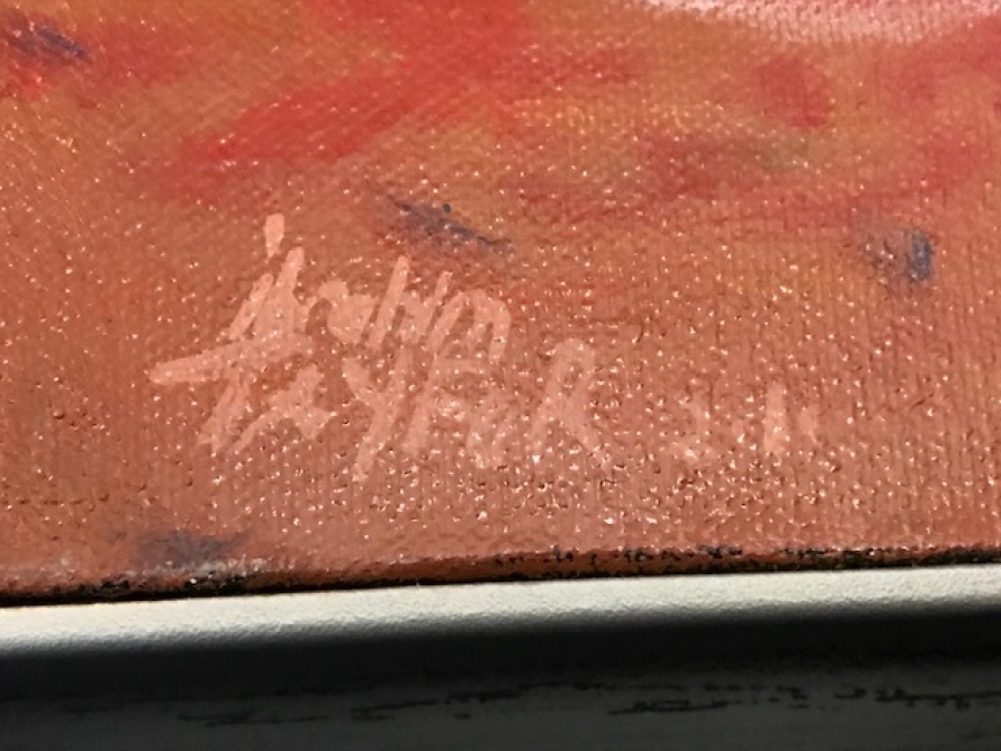 İBRAHİM TAYFUR İMZALI TUAL ÜZERİ YAGLI BOYA CALIŞMA FİGURLU KOMPOZİSYON