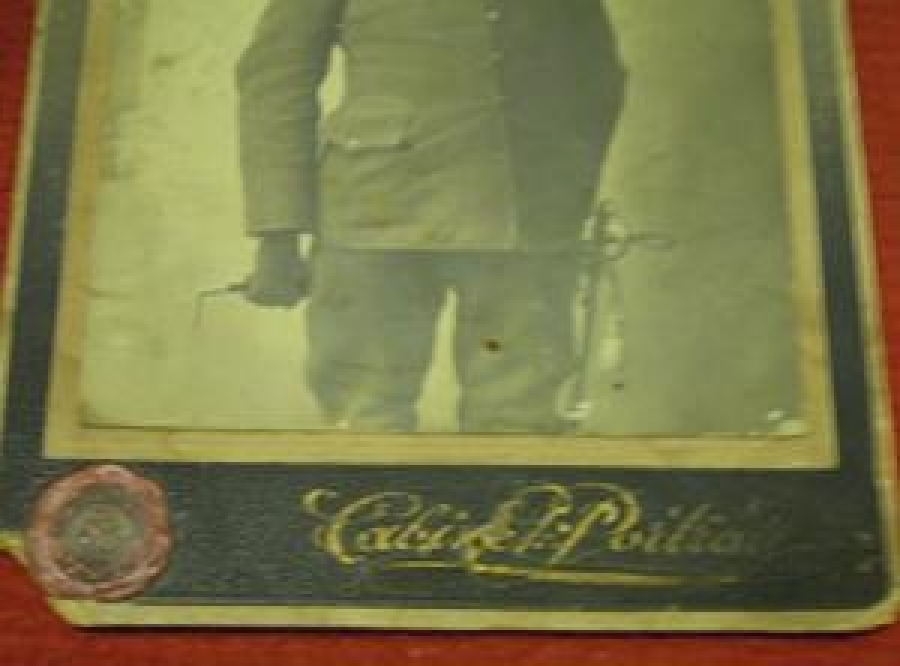 MÜHÜRLÜ KABİN FOTOĞRAF OSMANLI SİYAH BEYAZ FOTOĞRAF 