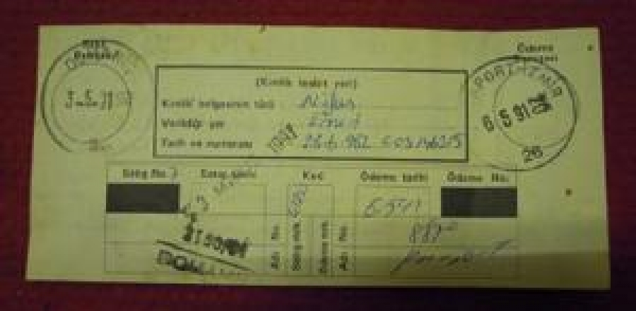 YOLCULUK POSTA ÇEKİ ON BİN LİRA PTT İDARESİ BU ÇEK KARŞILIĞINDA 10.000 TL ÖDEYECEKTİR . 