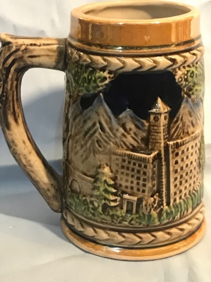 TANKART KUPA SIRLI SERAMİK ÜZERİ RENKLİ KABARTMA ROLYEFT FESTİVAL BİRA BARDAK