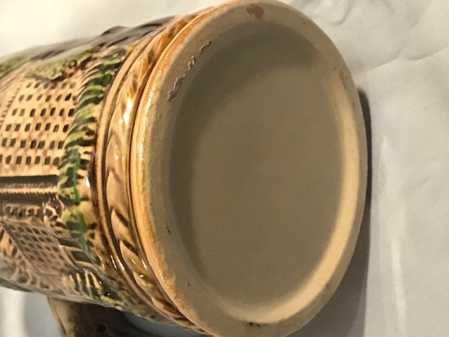 TANKART KUPA SIRLI SERAMİK ÜZERİ RENKLİ KABARTMA ROLYEFT FESTİVAL BİRA BARDAK