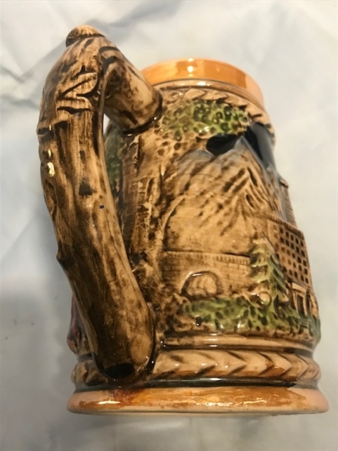 TANKART KUPA SIRLI SERAMİK ÜZERİ RENKLİ KABARTMA ROLYEFT FESTİVAL BİRA BARDAK