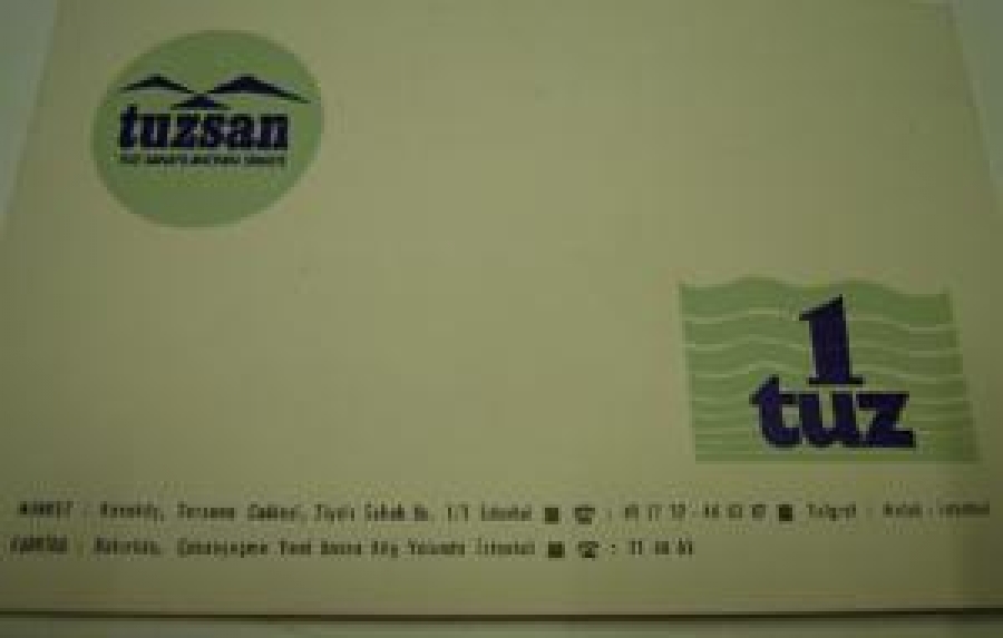 BAYRAMINIZI EN İYİ DİLEKLERİMİZLE KUTLAR MUTLULUK VE BAŞARILAR DİLERİZ.TUZSAN TUZ SANAYİ ANONİM ŞİRKETİ 1 TUZ 