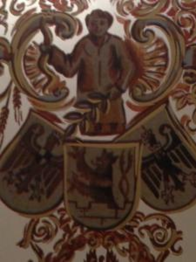 RİTZMANN'S MİRROR ADVERTİSEMENT CAM ALTI AYNA REKLAM BİRA KENDİ ORJİNAL ÇERÇEVESİNDE 